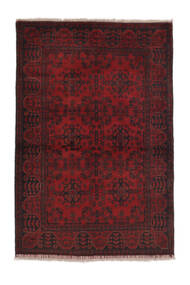 101X147 Tapete Afegão Khal Mohammadi Oriental Preto/Vermelho Escuro (Lã, Afeganistão) Carpetvista