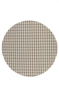  Washable Indoor/Outdoor Rug Ø 200 Katja Brown Round