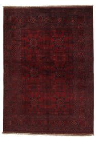 150X200 Afghan Khal Mohammadi Matot Matto Itämainen Musta/Tummanpunainen (Villa, Afganistan) Carpetvista