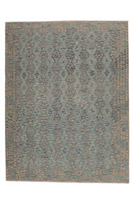 260X341 絨毯 キリム アフガン オールド スタイル オリエンタル ダークグレー/茶色 大きな (ウール, アフガニスタン) Carpetvista