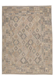 252X343 Grande Kilim Afegão Old Style Tapete Lã, Carpetvista