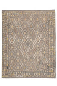  Kilim Afghan Old Style Rug 238X299 Wool Brown/Orange Large Carpetvista