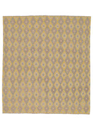 絨毯 キリム アフガン オールド スタイル 263X295 茶色/オレンジ 大きな (ウール, アフガニスタン)