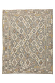  Kilim Afghan Old Style Rug 270X341 Wool Orange/Brown Large Carpetvista