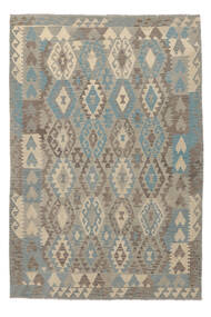  200X291 Kilim Afghan Old Style Rug Wool, Carpetvista