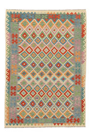  202X291 Kilim Afghan Old Style Rug Wool, Carpetvista