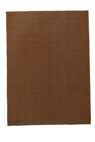  Kilim Loom Rug 250X350 Wool Brown/Black Large Carpetvista