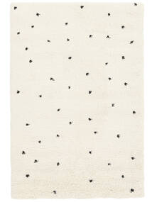 Marbella Kids Rug 160X230 Off White/Black Dotted