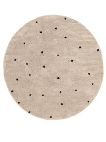 Marbella Kids Rug Ø 250 Large Beige Dotted Round