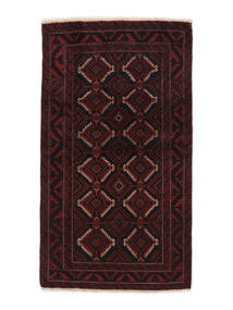  Persischer Belutsch Teppich 97X174 Schwarz (Wolle, Persien/Iran)