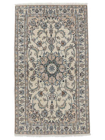  Oriental Nain Rug 122X213 Brown/Dark Grey Wool, Persia/Iran Carpetvista