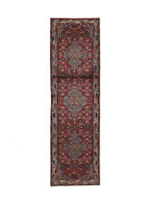  Persialainen Hamadan Matot Matto 80X278 Käytävämatto Musta/Tummanpunainen (Villa, Persia/Iran)