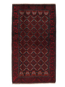  Beluch Χαλι 108X192 Περσικό Μαλλινο Μαύρα/Σκούρο Κόκκινο Μικρό Carpetvista
