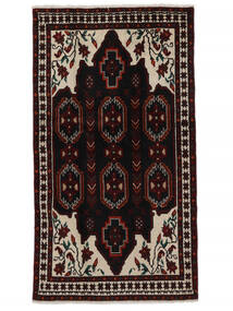  Persian Baluch Rug 102X184 Black/Orange Carpetvista