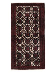  Persialainen Beluch Matot 101X197 Musta/Ruskea Carpetvista