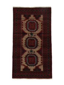  Persian Baluch Rug 96X175 Black/Brown (Wool, Persia/Iran)