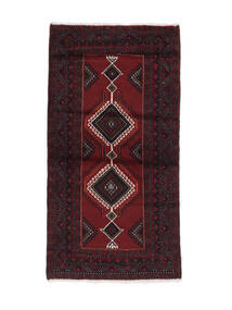  90X168 Medallion Small Baluch Rug Wool, Carpetvista