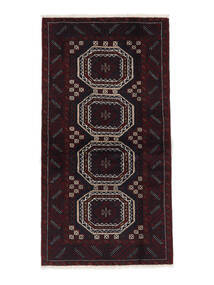  Persian Baluch Rug 95X182 Runner
 Black (Wool, Persia/Iran)