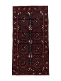  Persian Baluch Rug 104X199 Black (Wool, Persia/Iran)