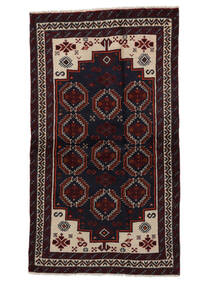 Baluch Rug Rug 110X195 Black/Orange Wool, Persia/Iran Carpetvista