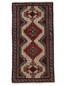  Persischer Belutsch Teppich 96X184 Schwarz/Braun (Wolle, Persien/Iran)