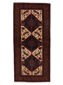  Persian Baluch Rug 100X210 Black/Brown (Wool, Persia/Iran)