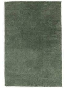  250X350 Plain (Single Colored) Kids Rug Shaggy Large Comfy - Green