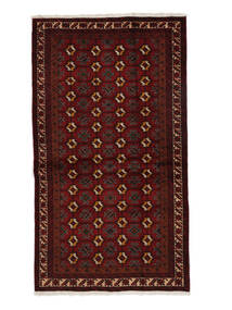  Persischer Belutsch Teppich 105X187 Schwarz (Wolle, Persien/Iran