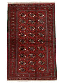  Orientalsk Turkaman Teppe 143X203 Svart/Mørk Rød Ull, Persia/Iran Carpetvista