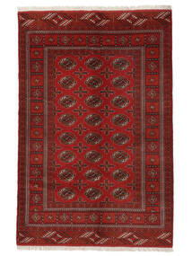 Χαλι Περσικό Turkaman 136X203 Σκούρο Κόκκινο/Μαύρα (Μαλλί, Περσικά/Ιρανικά)