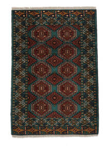  Persian Turkaman Rug 102X147 Black/Brown (Wool, Persia/Iran)