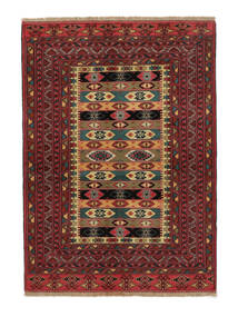  140X194 Small Turkaman Rug Wool, Carpetvista