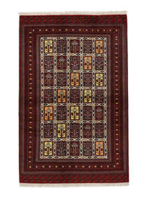  Turkaman Rug 133X205 Persian Wool Black/Brown Small Carpetvista