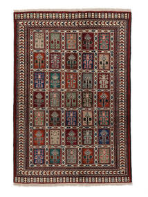  Persischer Turkaman Teppich 134X195 Schwarz/Braun Carpetvista