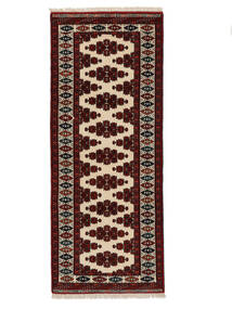 Turkaman Rug 80X200 Runner
 Black/Brown Wool, Persia/Iran Carpetvista