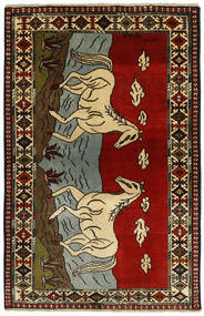 100X155 Ghashghai Fine Teppe Svart/Mørk Rød Persia/Iran 100X155 Ghashghai Fine Teppe Svart/Mørk Rød Persia/Iran