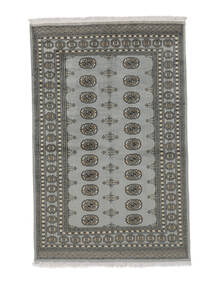 絨毯 オリエンタル パキスタン ブハラ 2Ply 139X216 ダークグレー/ブラック (ウール, パキスタン)