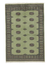 絨毯 オリエンタル パキスタン ブハラ 2Ply 137X200 グリーン/ブラック (ウール, パキスタン)