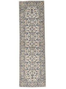絨毯 オリエンタル カシャン Fine 95X306 廊下 カーペット ベージュ/グレー (ウール, ペルシャ/イラン)