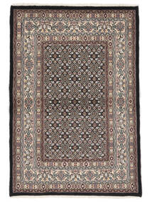 Moud Teppich 102X150 Braun/Schwarz Wolle, Persien/Iran Carpetvista