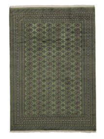  Oriental Pakistan Bokhara 2Ply Rug 248X356 Black/Dark Green Wool, Pakistan Carpetvista
