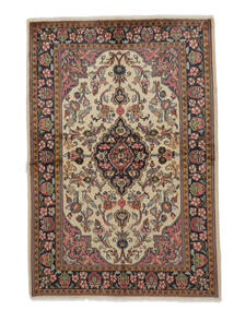  Persian Shahreza Rug 136X203 Brown/Black Carpetvista