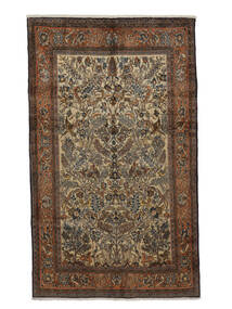  Orientalisk Shahreza Matta 151X253 Brun/Svart Persien/Iran Carpetvista