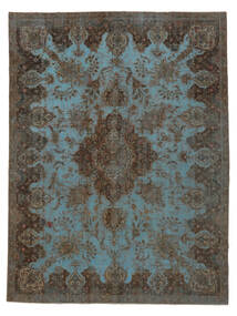 Colored Vintage Teppich 278X372 Schwarz/Braun Großer Wolle, Persien/Iran Carpetvista