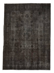 絨毯 カラード ヴィンテージ 250X347 ブラック 大きな (ウール, ペルシャ/イラン)