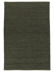  160X230 Alva Rug - Dark Green Wool