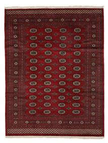 203X259 絨毯 パキスタン ブハラ 2Ply オリエンタル ブラック/ダークレッド (ウール, パキスタン) Carpetvista