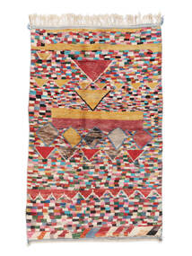 158X254 Berber Moroccan - Mid Atlas Matto Moderni Punainen/Tummanpunainen (Villa, Marokko) Carpetvista