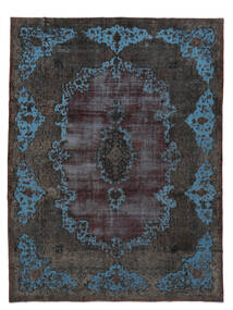 273X363 Vintage Heritage Tæppe Moderne Sort/Mørkeblå Stort (Uld, Persien/Iran) Carpetvista