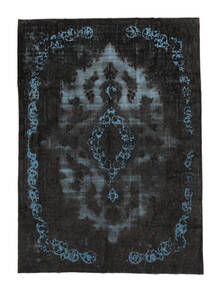  295X413 Vintage Heritage Tæppe Sort/Mørkeblå Persien/Iran Carpetvista